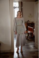 NIDODILEDA Cielo Dress Light Blue Grey Γαλάζιο Γκρι Φόρεμα
