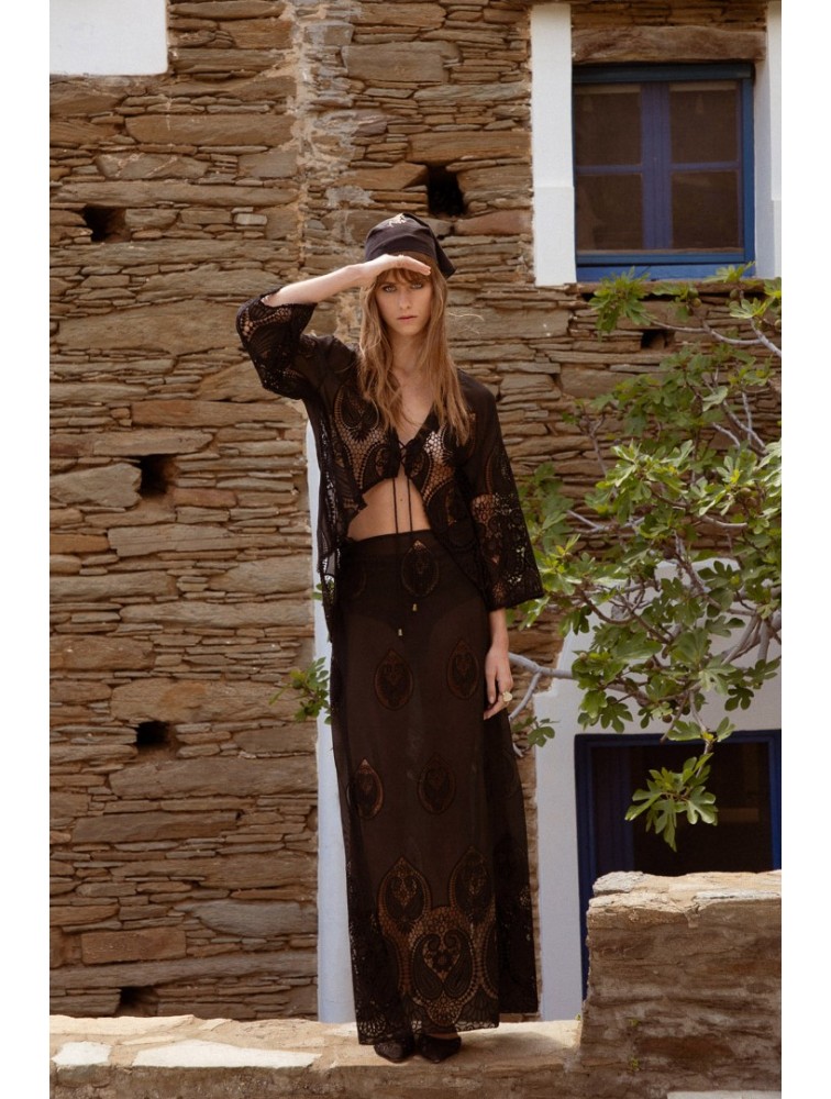 NIDODILEDA Harlow Skirt Black Μαύρη Φούστα