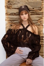 NIDODILEDA Lana Top Black Μαύρο Τοπ