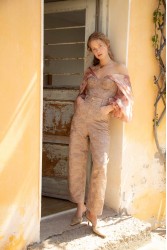NIDODILEDA Neil Barrel Pants Dusty Pink Ροζ Παντελόνα