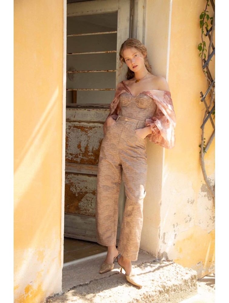 NIDODILEDA Neil Barrel Pants Dusty Pink Ροζ Παντελόνα
