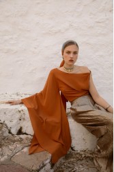 NIDODILEDA Serene Top Burnt Orange