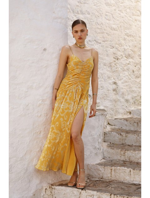 NIDODILEDA Soleil Dress Gold Yellow