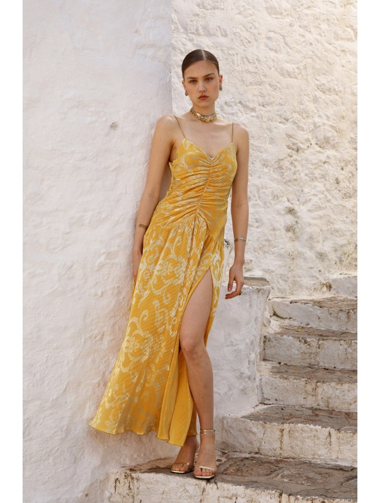 NIDODILEDA Soleil Dress Gold Yellow