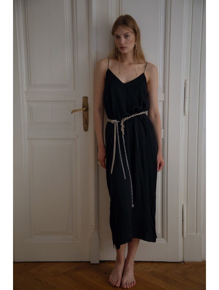 NIDODILEDA Barrier Dress Black Μαύρο Φόρεμα