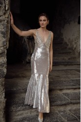NIDODILEDA Wonder Dress Silvery Ασημί Φόρεμα