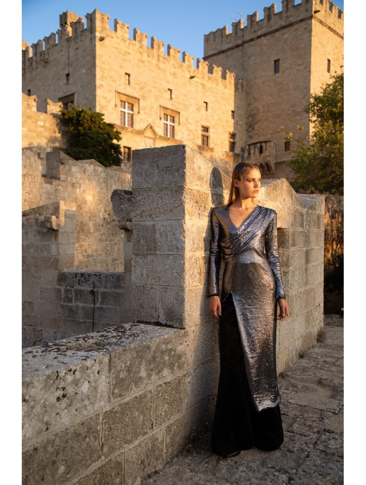 NIDODILEDA Alzir Dress Ασημί Φόρεμα