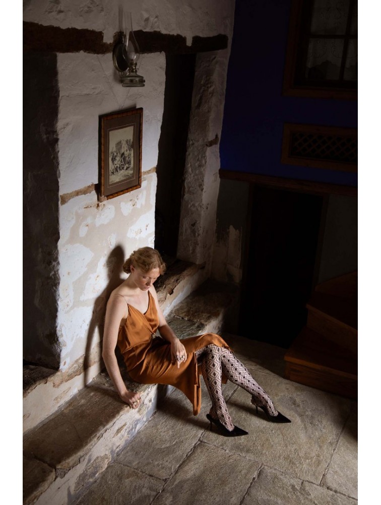 NIDODILEDA Crescent dress Tabac