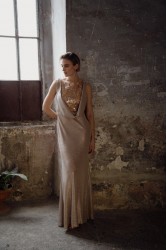 NIDODILEDA Jewel Dress Rose Gold Ροζ Χρυσό Φόρεμα