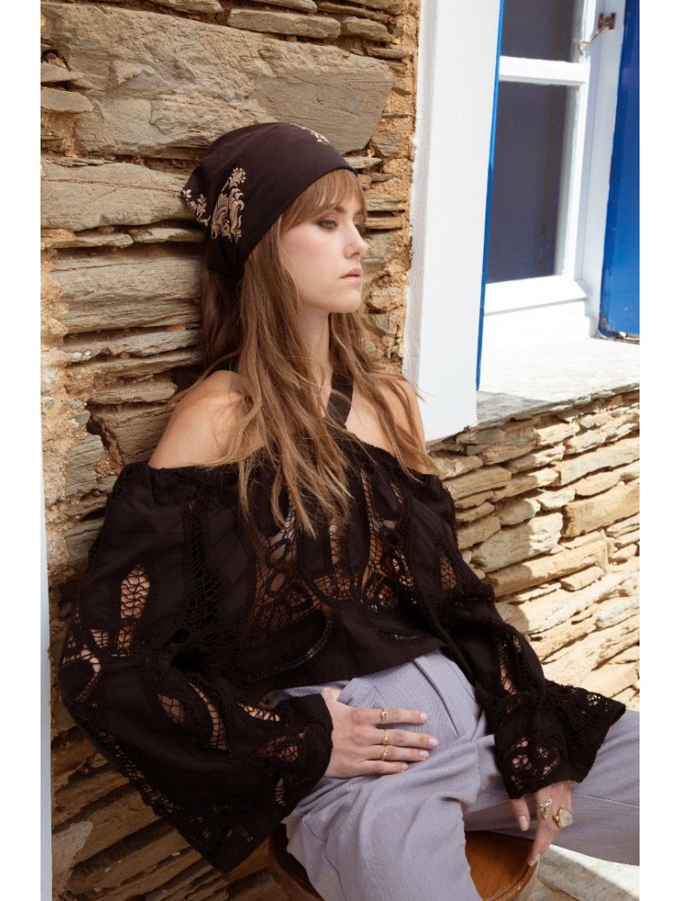 NIDODILEDA Lana Top Black Μαύρο Τοπ