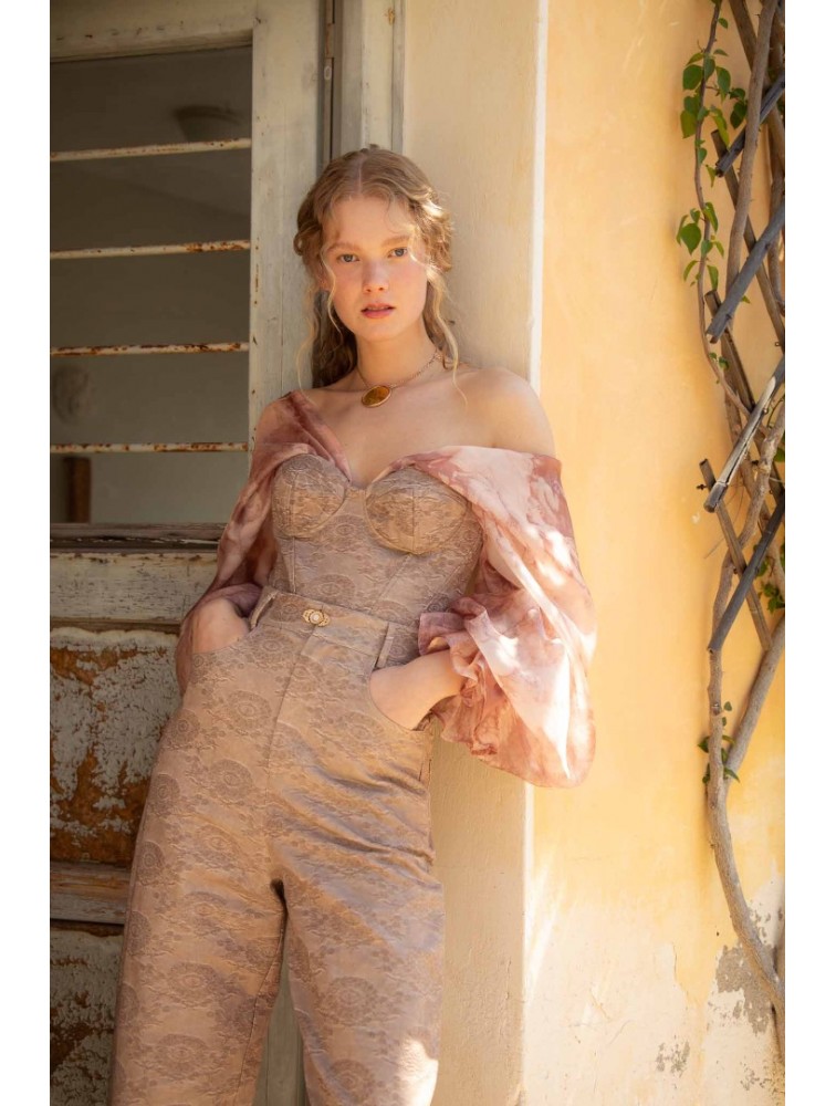 NIDODILEDA Neil Barrel Pants Dusty Pink Ροζ Παντελόνα