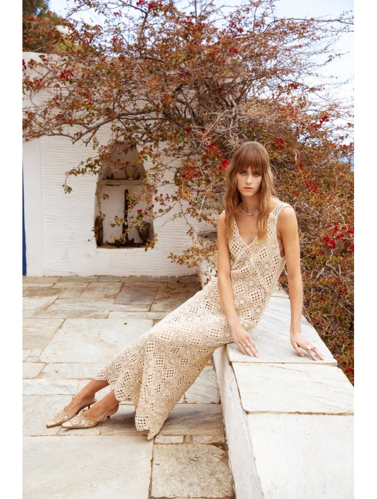 NIDODILEDA Revival Dress Sand