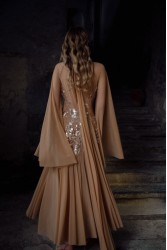 NIDODILEDA Temple Dress Tan Rose Gold Ροζ Χρυσό Φόρεμα