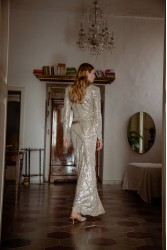 NIDODILEDA Bliss Dress Silvery Ασημί Φόρεμα