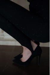 NIDODILEDA Grata Leggings Black Μαύρο Κολάν