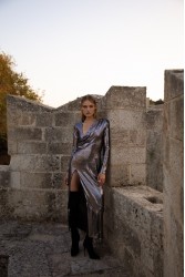 NIDODILEDA Alzir Dress Ασημί Φόρεμα