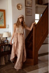NIDODILEDA Azari Pants Peach Beige