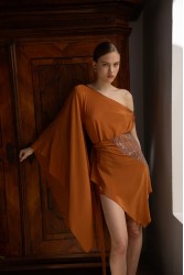 NIDODILEDA Serene Top Burnt Orange