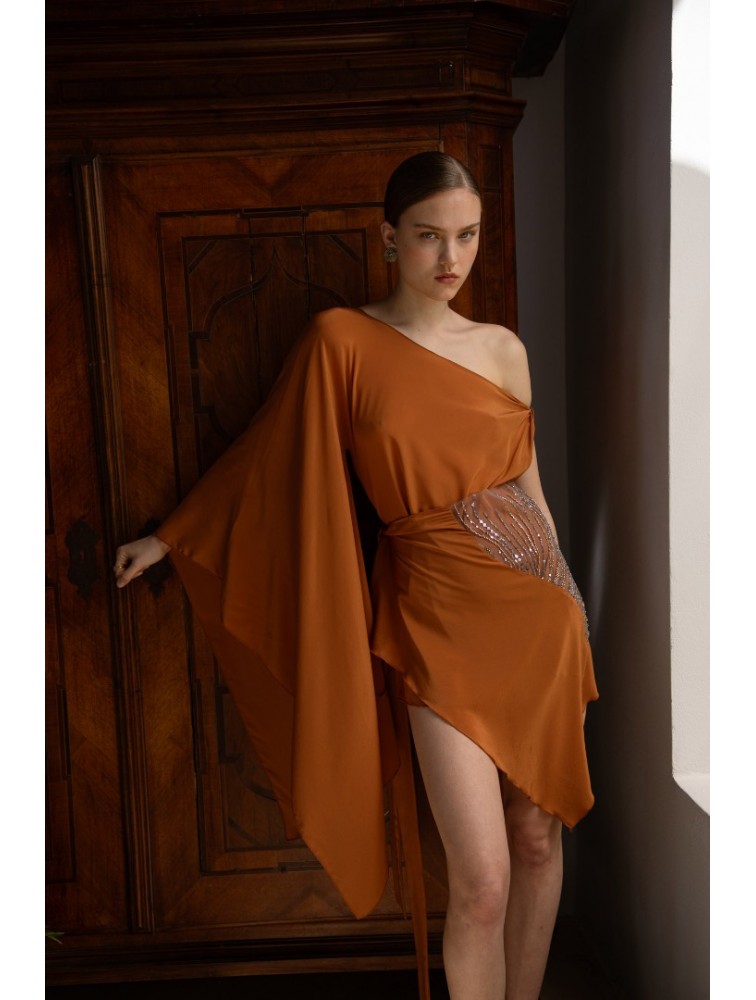 NIDODILEDA Serene Top Burnt Orange