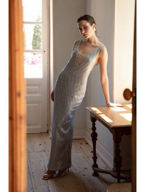 NIDODILEDA Shiloh Dress Light Blue Μπλε φόρεμα NIDODILEDA Shiloh Dress Light Blue Μπλε φόρεμα