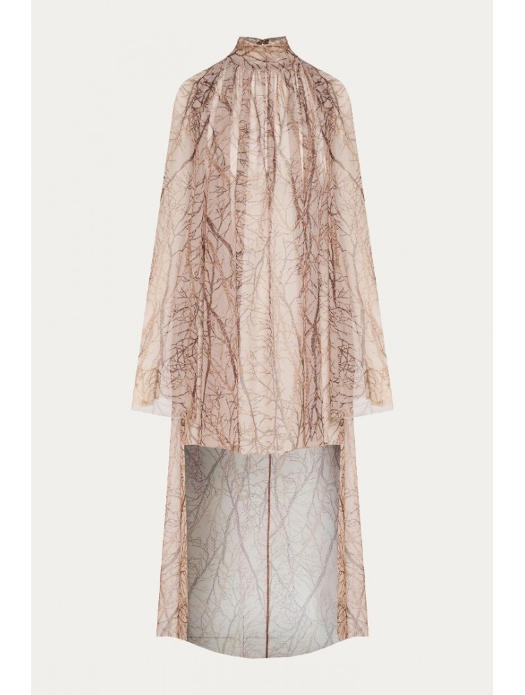 NIDODILEDA Ayrish Top Semi-sheer Slitted