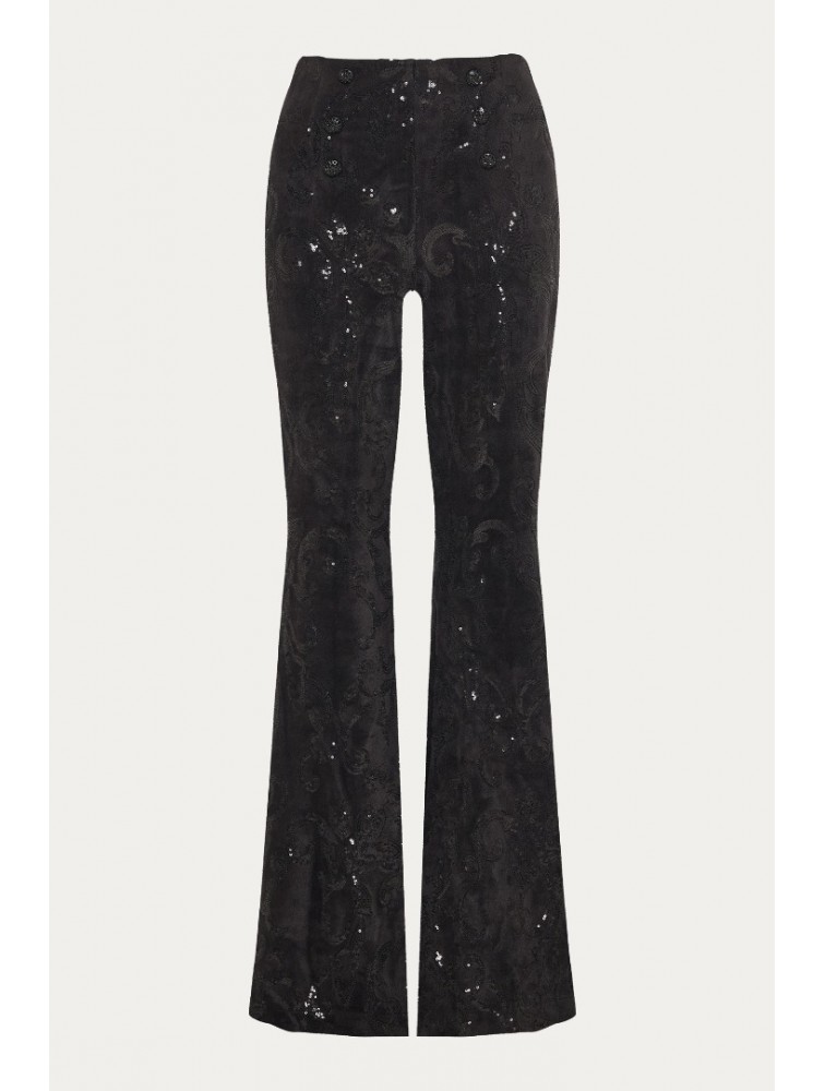 NIDODILEDA Medias Pants Black Μαύρη Παντελόνα