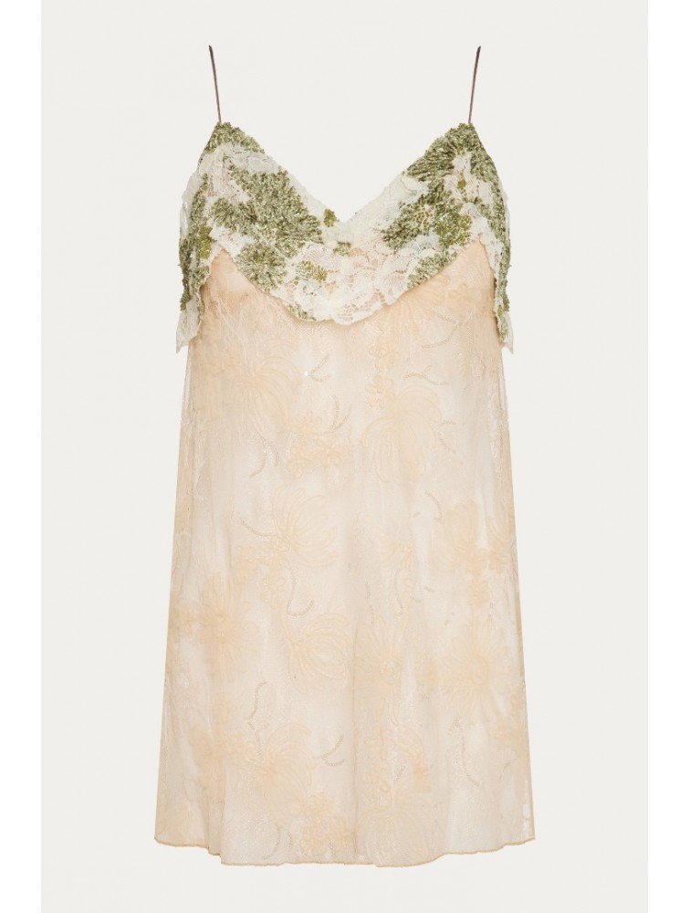 NIDODILEDA Opheliane Top Sequined Floral