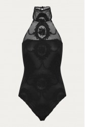 NIDODILEDA Prae Bodysuit Black lace Μαύρο Κορμάκι με δαντέλα