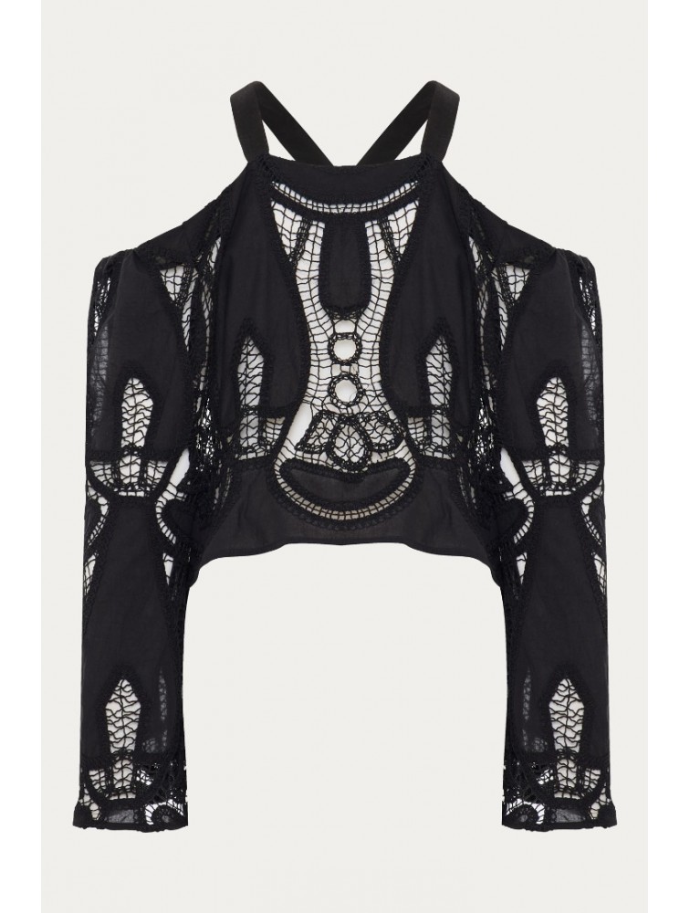 NIDODILEDA Lana Top Black Μαύρο Τοπ