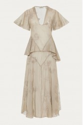NIDODILEDA Smooth Topdress Light Grey Ανοιχτό Γκρι Τοπ Φόρεμα
