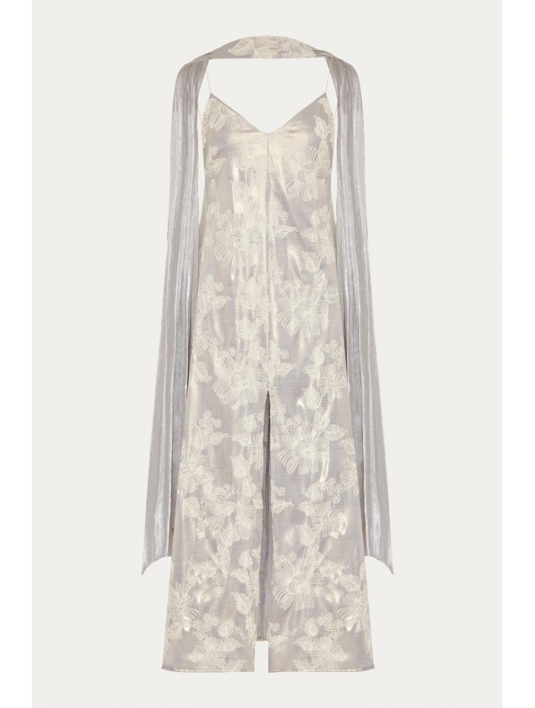 NIDODILEDA Vero Dress Grey Blue