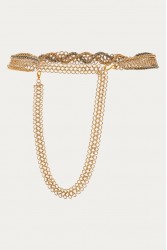 NIDODILEDA Blaise Belt Silver Gold Δίχρωμη Ζώνη