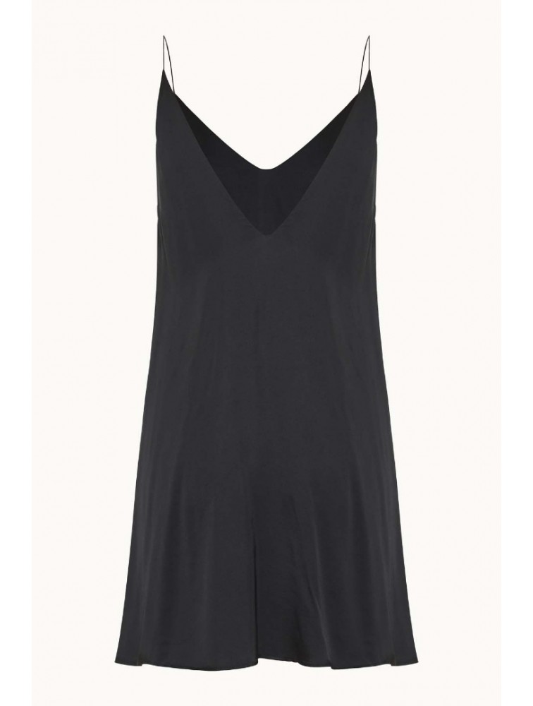 NIDODILEDA Autumn mini dress Μαύρο μίνι φόρεμα