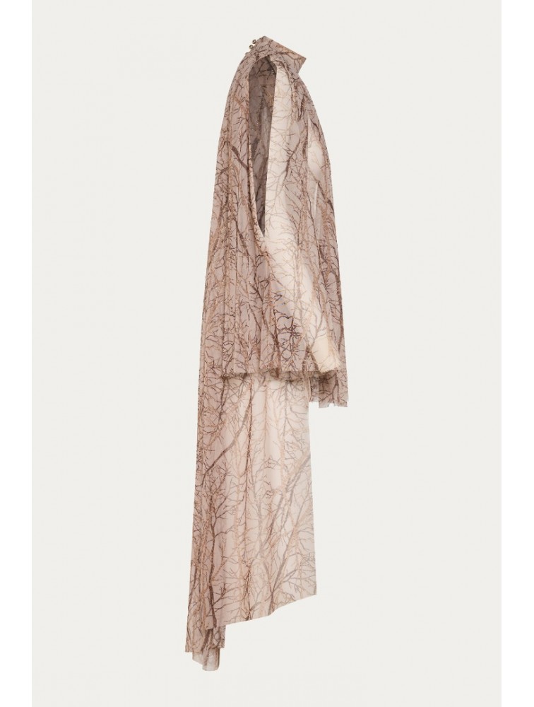NIDODILEDA Ayrish Top Semi-sheer Slitted