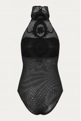 NIDODILEDA Prae Bodysuit Black lace Μαύρο Κορμάκι με δαντέλα