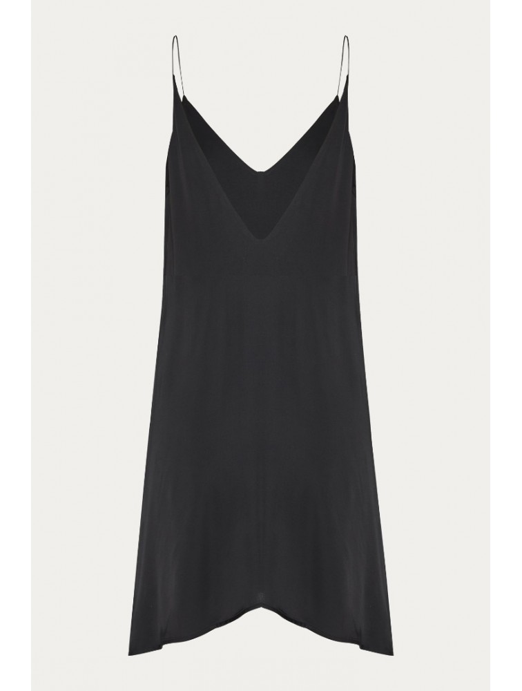 NIDODILEDA Autumn mini dress Μαύρο μίνι φόρεμα