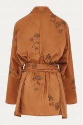 NIDODILEDA Eugene Kimono dress Καφέ κιμονό φόρεμα