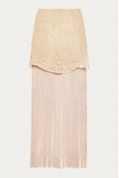 NIDODILEDA Glaze Skirt Sand Φούστα Στο Χρώμα Της Άμμου