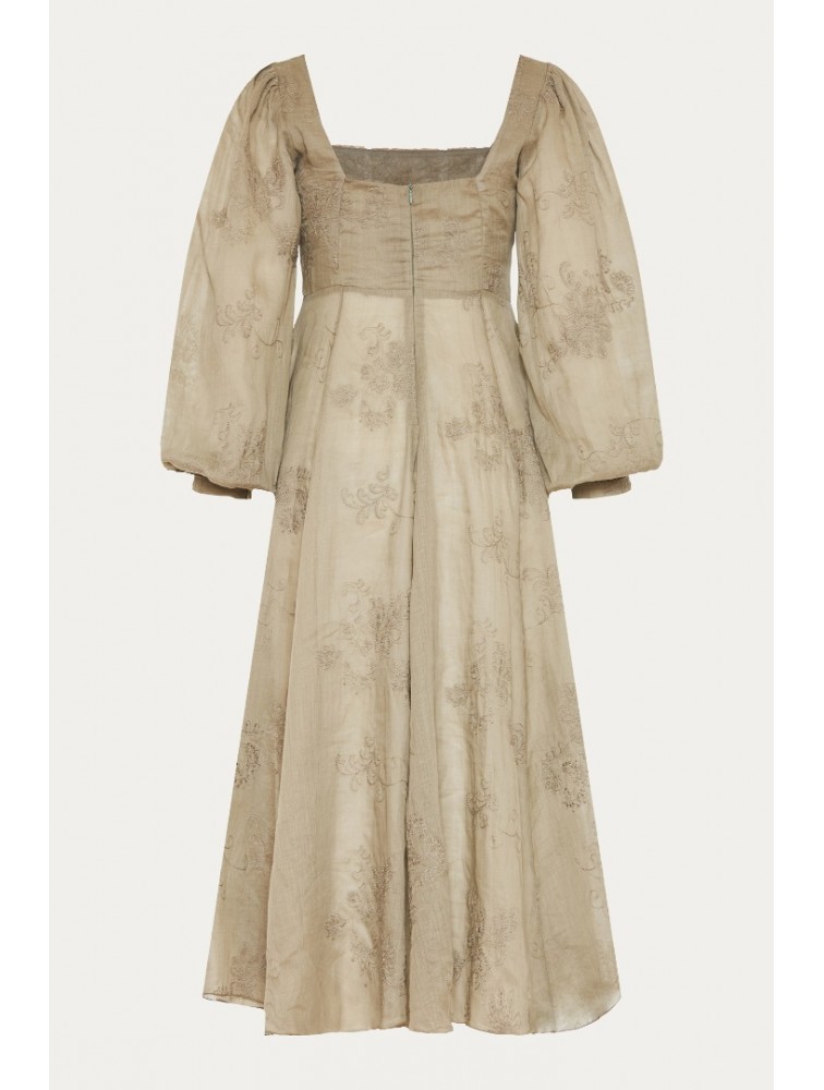 NIDODILEDA Liora Dress Light Grey Γκρι Φόρεμα