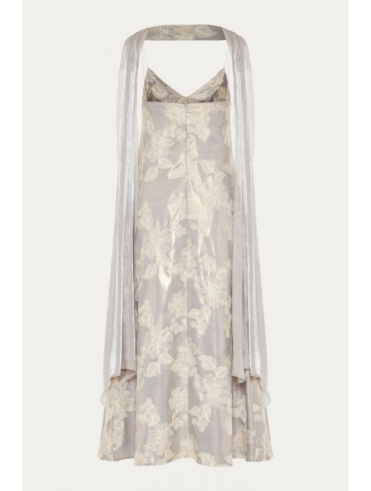 NIDODILEDA Vero Dress Grey Blue