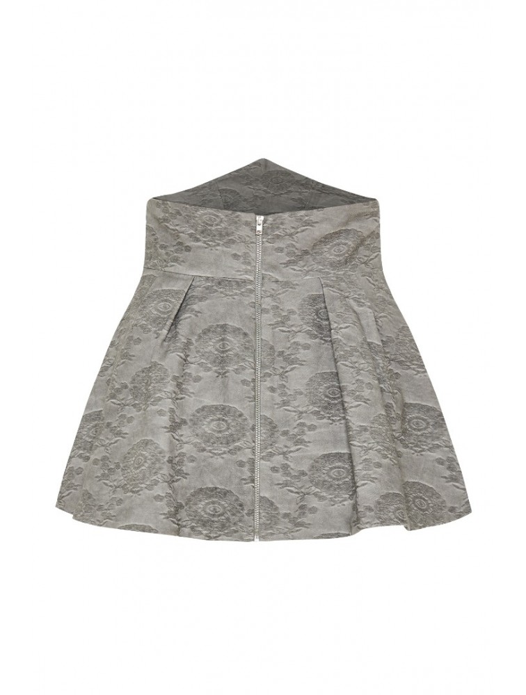 NIDODILEDA Selene Waist Corset Grey Γκρι Κορσές Μέσης