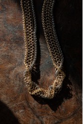 NIDODILEDA Blaise Belt Silver Gold Δίχρωμη Ζώνη