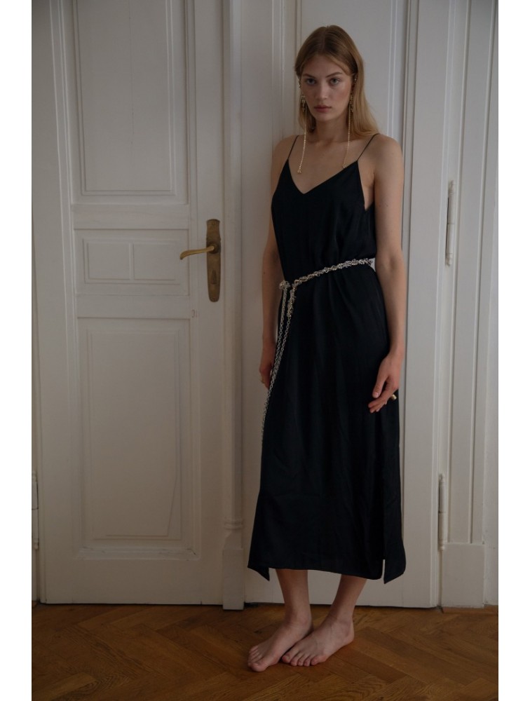 NIDODILEDA Barrier Dress Black Μαύρο Φόρεμα