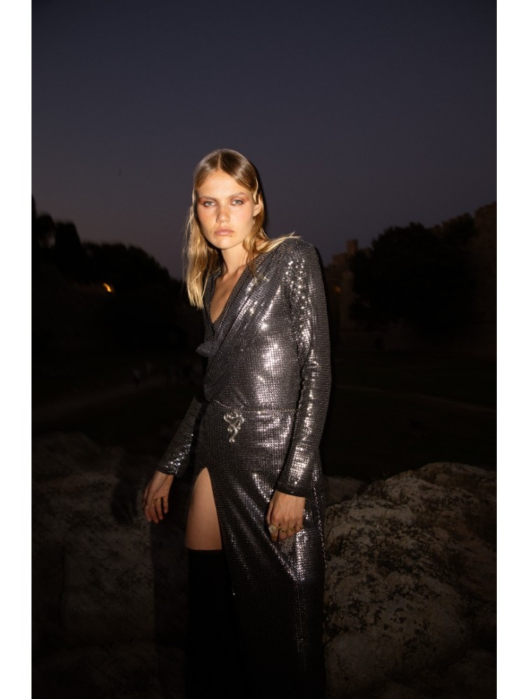 NIDODILEDA Alzir Dress Ασημί Φόρεμα