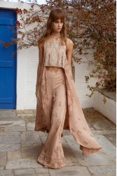 NIDODILEDA Azari Top Peach Beige Ροδακινί Μπεζ Τοπ