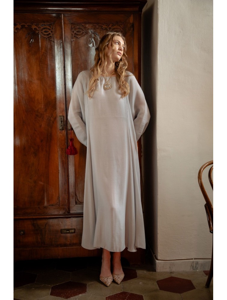 NIDODILEDA Cielo Dress Light Blue Grey Γαλάζιο Γκρι Φόρεμα