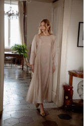 NIDODILEDA Cielo Dress Powder Μπεζ Της Πούδρας Φόρεμα