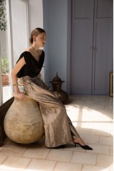 NIDODILEDA Eir Pants Silvery Olive Ασημί Λαδί Παντελόνα