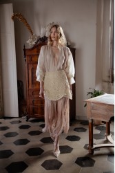 NIDODILEDA Glaze Skirt Sand Φούστα Στο Χρώμα Της Άμμου