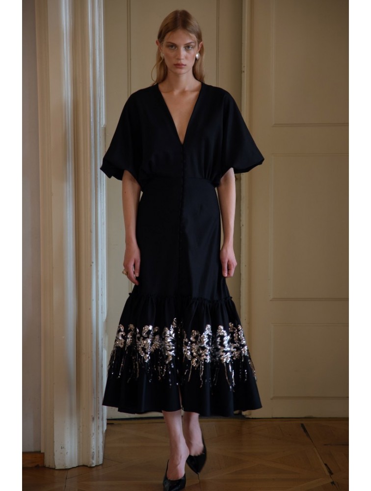 NIDODILEDA Nosco Dress Black Μαύρο Φόρεμα